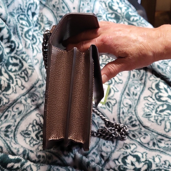 Gucci brown and tan signature charry mar handbag - Picture 9 of 16